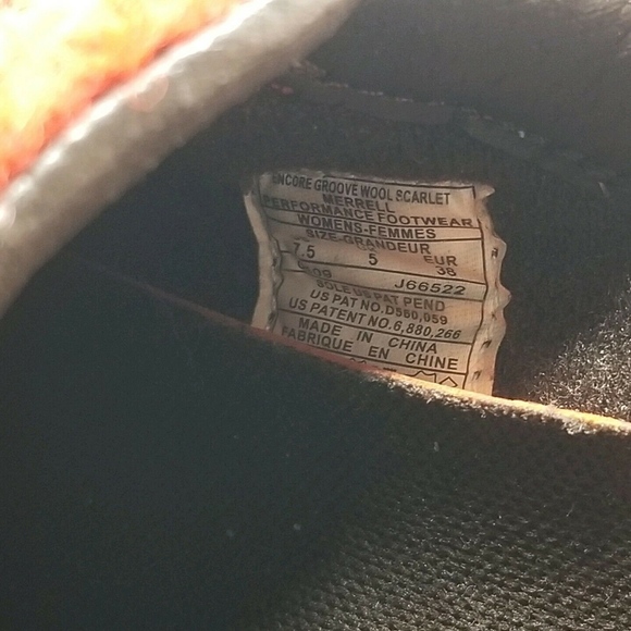 Merrell Encore Groove Wool Earth Red Mary Jane - Picture 7 of 8